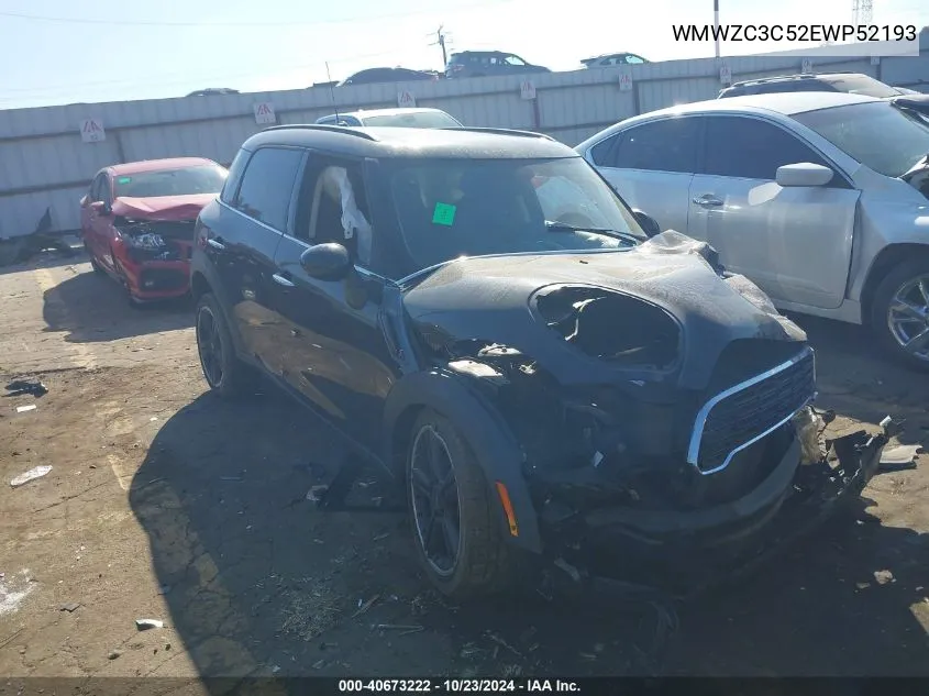 2014 Mini Countryman Cooper S VIN: WMWZC3C52EWP52193 Lot: 40673222