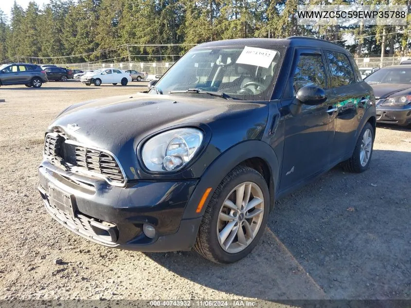 2014 Mini Countryman Cooper S VIN: WMWZC5C59EWP35788 Lot: 40743932