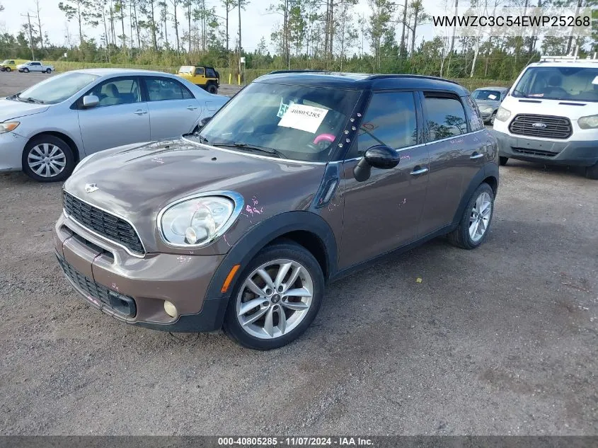 2014 Mini Countryman Cooper S VIN: WMWZC3C54EWP25268 Lot: 40805285