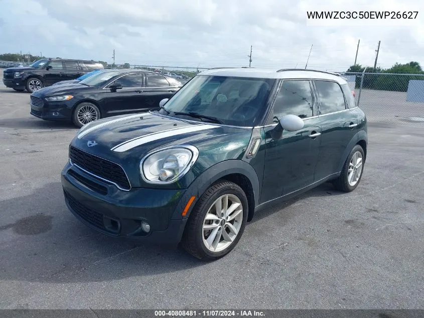 2014 Mini Countryman Cooper S VIN: WMWZC3C50EWP26627 Lot: 40808481