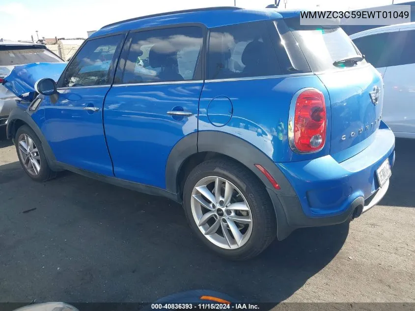 2014 Mini Countryman Cooper S VIN: WMWZC3C59EWT01049 Lot: 40836393