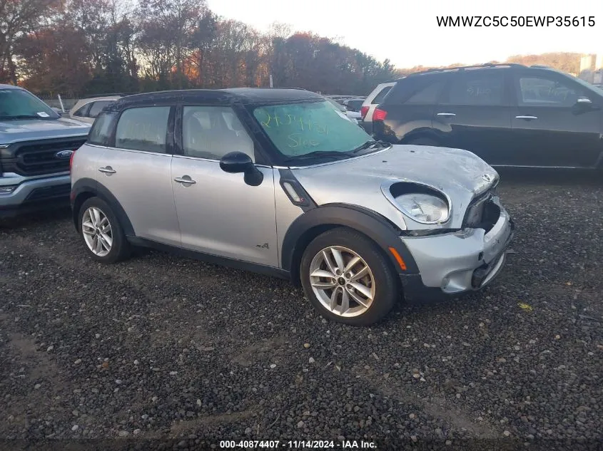 2014 Mini Countryman Cooper S VIN: WMWZC5C50EWP35615 Lot: 40874407