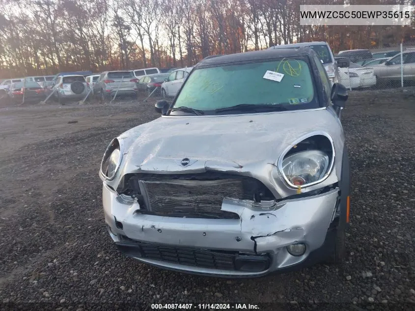 2014 Mini Countryman Cooper S VIN: WMWZC5C50EWP35615 Lot: 40874407