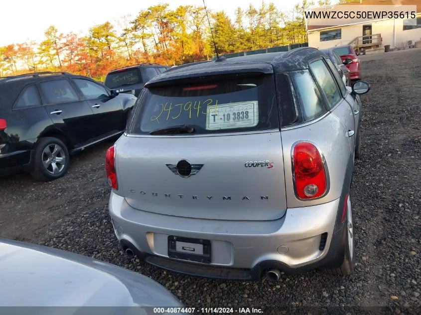 2014 Mini Countryman Cooper S VIN: WMWZC5C50EWP35615 Lot: 40874407