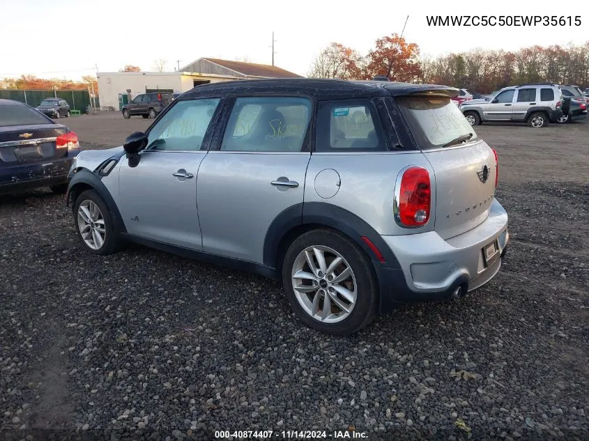 2014 Mini Countryman Cooper S VIN: WMWZC5C50EWP35615 Lot: 40874407