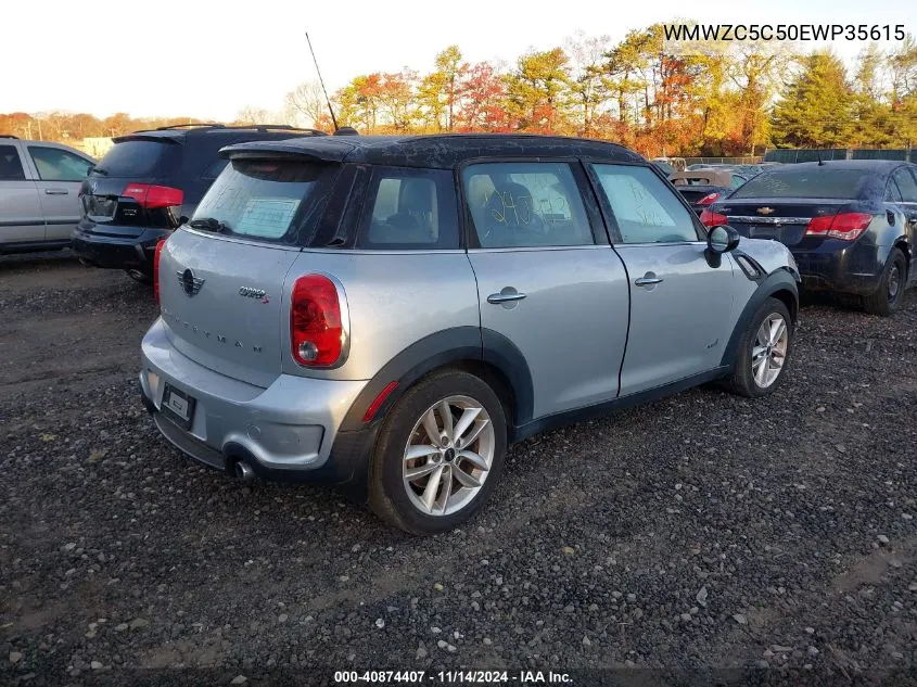 2014 Mini Countryman Cooper S VIN: WMWZC5C50EWP35615 Lot: 40874407