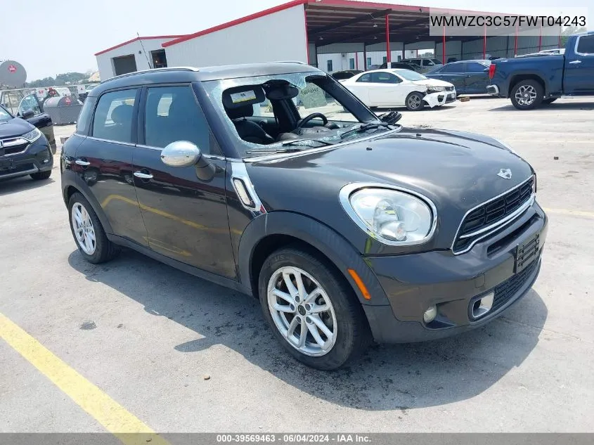 WMWZC3C57FWT04243 2015 Mini Countryman Cooper S