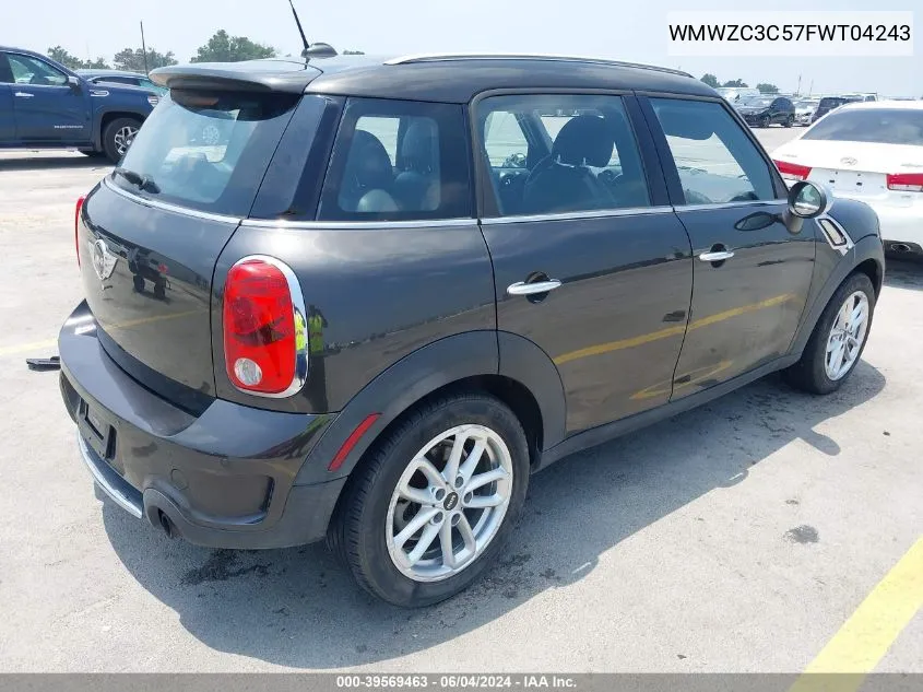 WMWZC3C57FWT04243 2015 Mini Countryman Cooper S