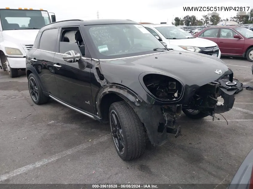 WMWZC5C51FWP42817 2015 Mini Countryman Cooper S