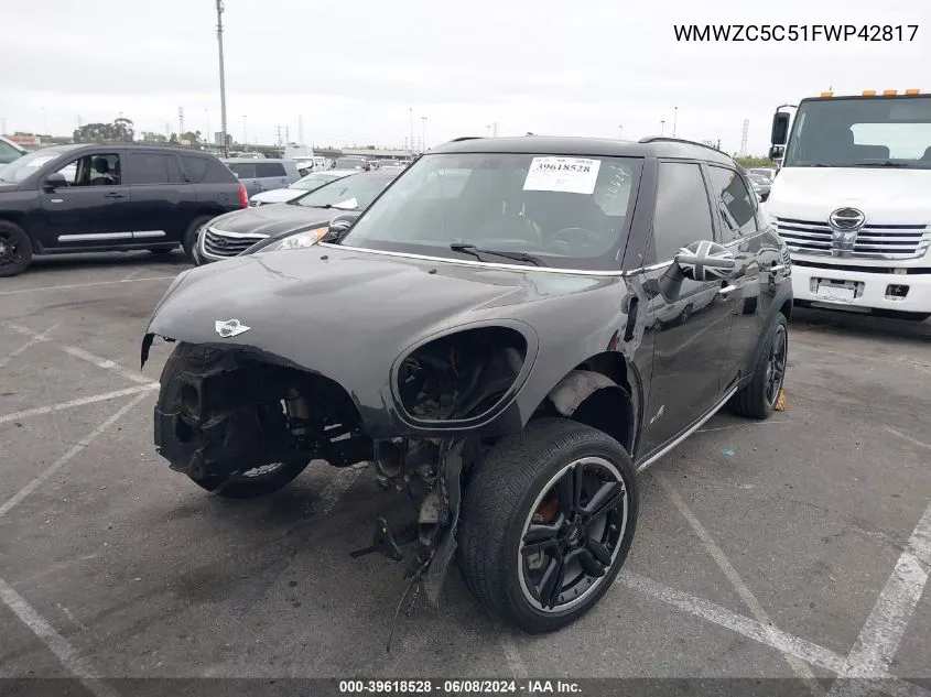 WMWZC5C51FWP42817 2015 Mini Countryman Cooper S