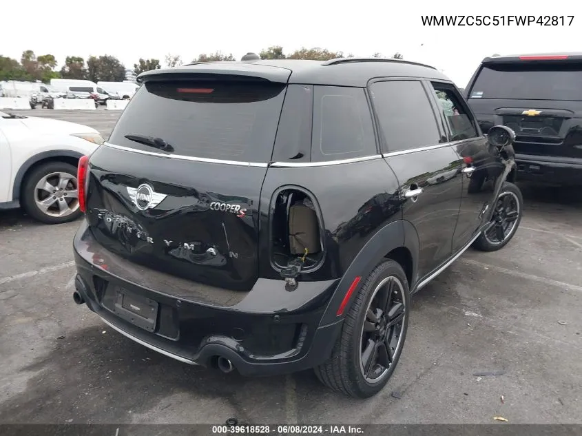 WMWZC5C51FWP42817 2015 Mini Countryman Cooper S