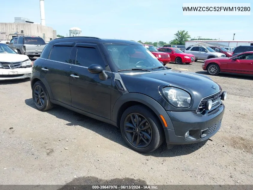 WMWZC5C52FWM19280 2015 Mini Countryman Cooper S