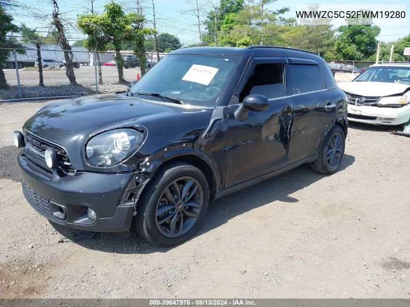 WMWZC5C52FWM19280 2015 Mini Countryman Cooper S