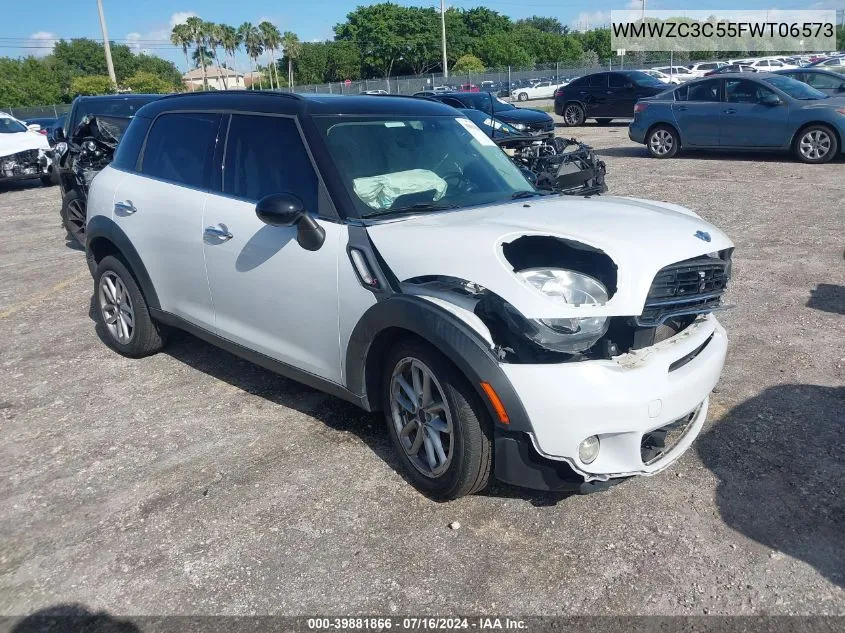 2015 Mini Countryman Cooper S VIN: WMWZC3C55FWT06573 Lot: 39881866