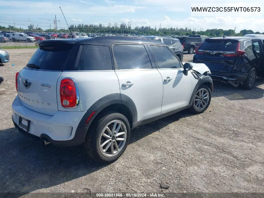 WMWZC3C55FWT06573 2015 Mini Countryman Cooper S