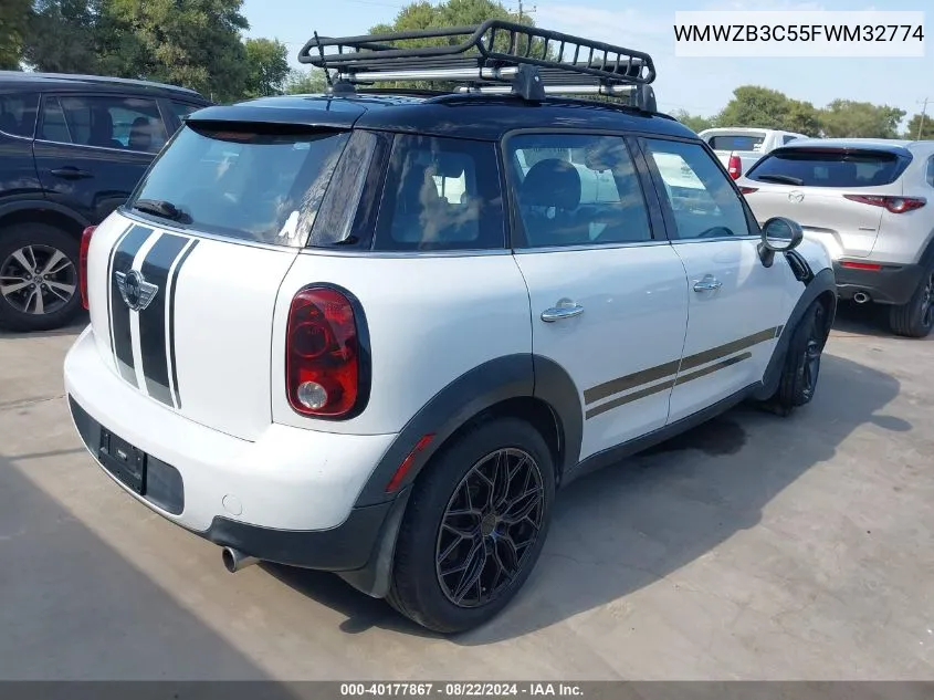 WMWZB3C55FWM32774 2015 Mini Countryman Cooper