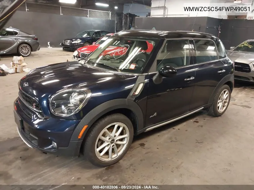 WMWZC5C54FWP49051 2015 Mini Countryman Cooper S