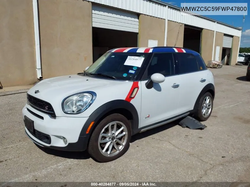 WMWZC5C59FWP47800 2015 Mini Countryman Cooper S