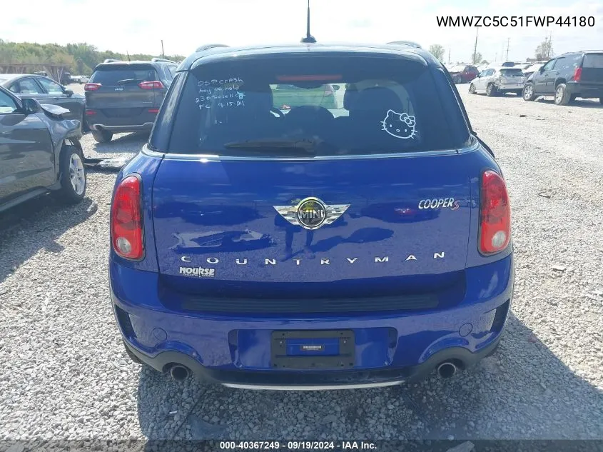 WMWZC5C51FWP44180 2015 Mini Countryman Cooper S