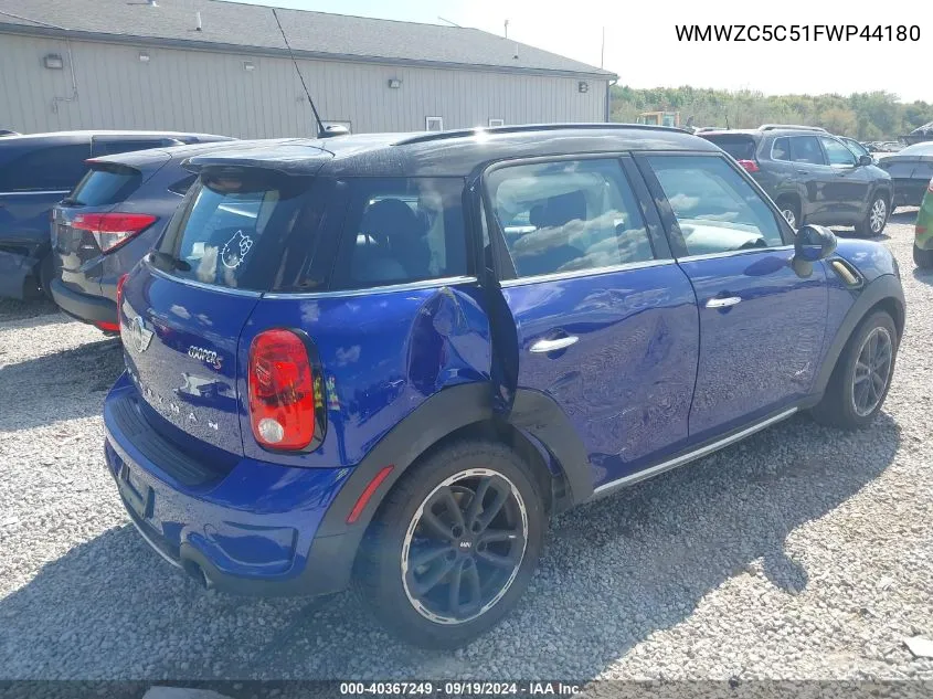 WMWZC5C51FWP44180 2015 Mini Countryman Cooper S