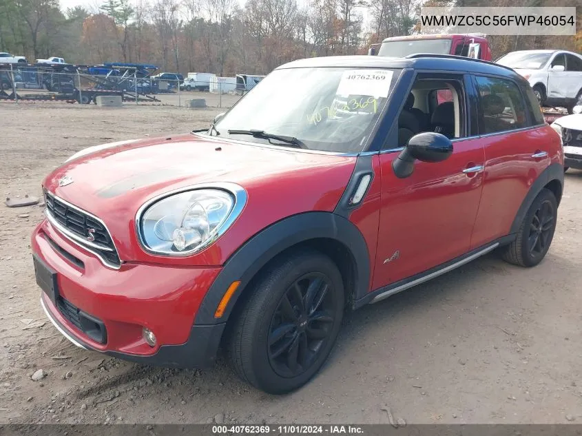 2015 Mini Countryman Cooper S VIN: WMWZC5C56FWP46054 Lot: 40762369