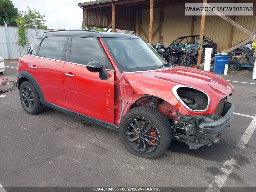 2016 Mini Countryman Cooper S VIN: WMWZC3C55GWT08762 Lot: 40184555