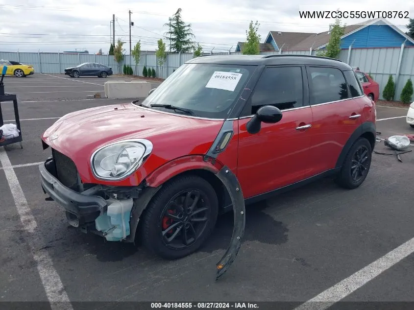 WMWZC3C55GWT08762 2016 Mini Countryman Cooper S