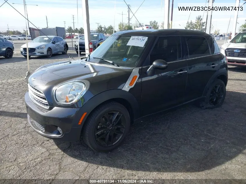 2016 Mini Countryman Cooper VIN: WMWZB3C54GWR47413 Lot: 40791134