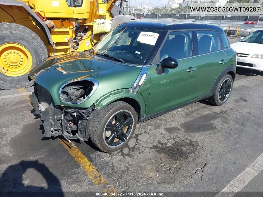 2016 Mini Countryman Cooper S VIN: WMWZC3C56GWT09287 Lot: 40884372