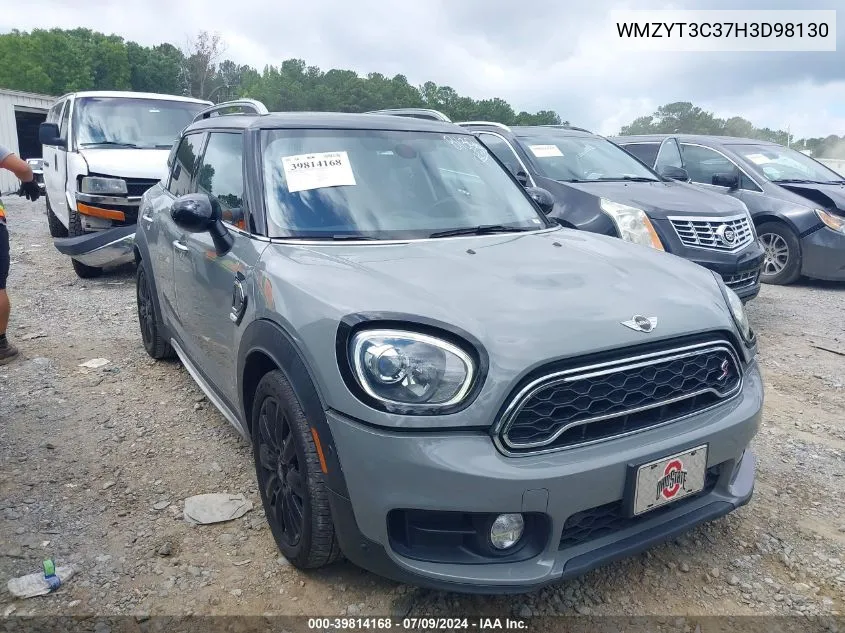 2017 Mini Countryman Cooper S VIN: WMZYT3C37H3D98130 Lot: 39814168