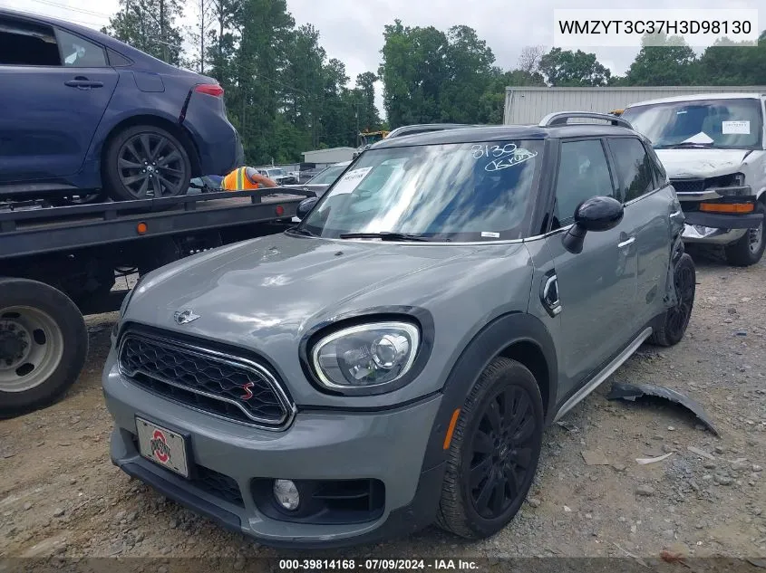 2017 Mini Countryman Cooper S VIN: WMZYT3C37H3D98130 Lot: 39814168