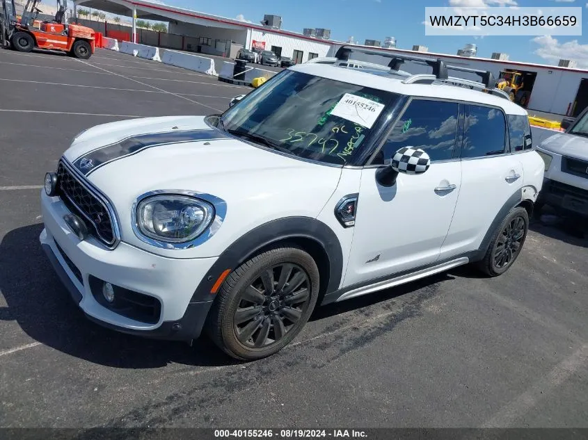 2017 Mini Countryman Cooper S VIN: WMZYT5C34H3B66659 Lot: 40155246