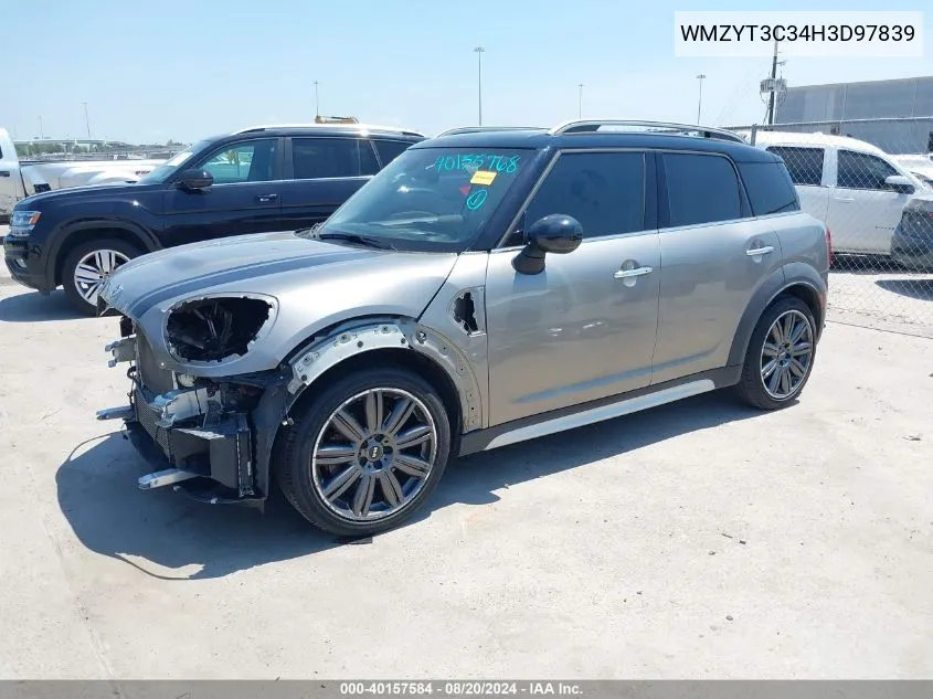 2017 Mini Countryman Cooper S VIN: WMZYT3C34H3D97839 Lot: 40157584