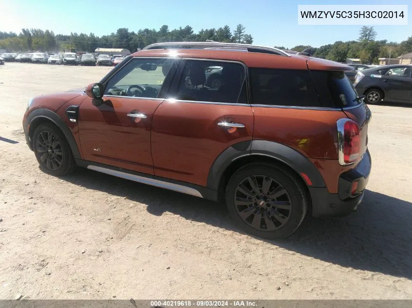 WMZYV5C35H3C02014 2017 Mini Countryman Cooper