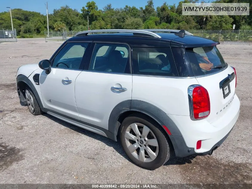 WMZYV5C30H3E01939 2017 Mini Countryman Cooper