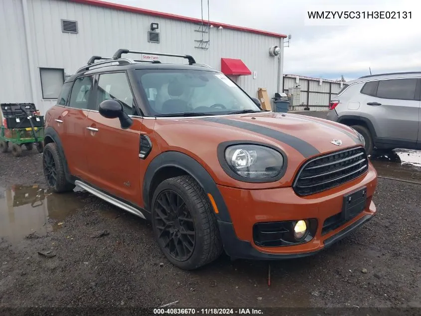 WMZYV5C31H3E02131 2017 Mini Countryman Cooper