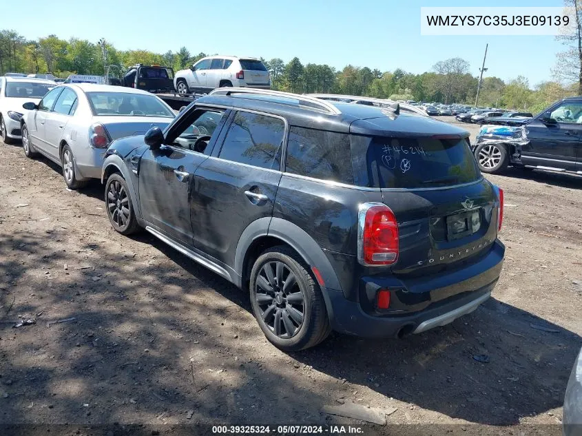 WMZYS7C35J3E09139 2018 Mini Countryman Cooper