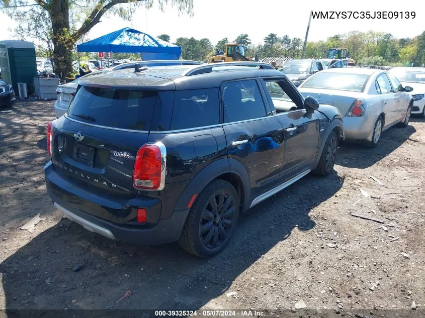 WMZYS7C35J3E09139 2018 Mini Countryman Cooper