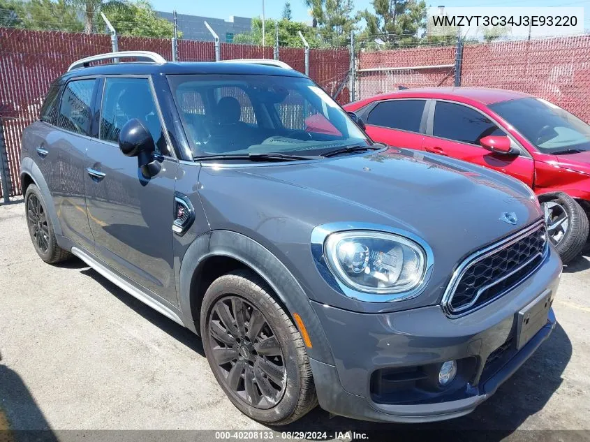 2018 Mini Countryman Cooper S VIN: WMZYT3C34J3E93220 Lot: 40208133