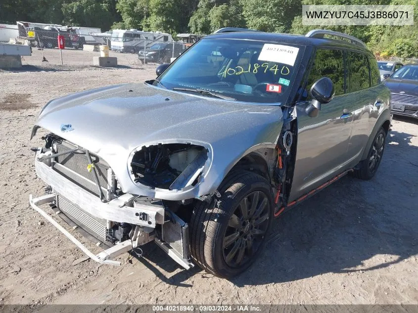 WMZYU7C45J3B86071 2018 Mini E Countryman Cooper S