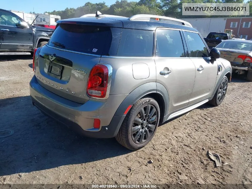 2018 Mini E Countryman Cooper S VIN: WMZYU7C45J3B86071 Lot: 40218940