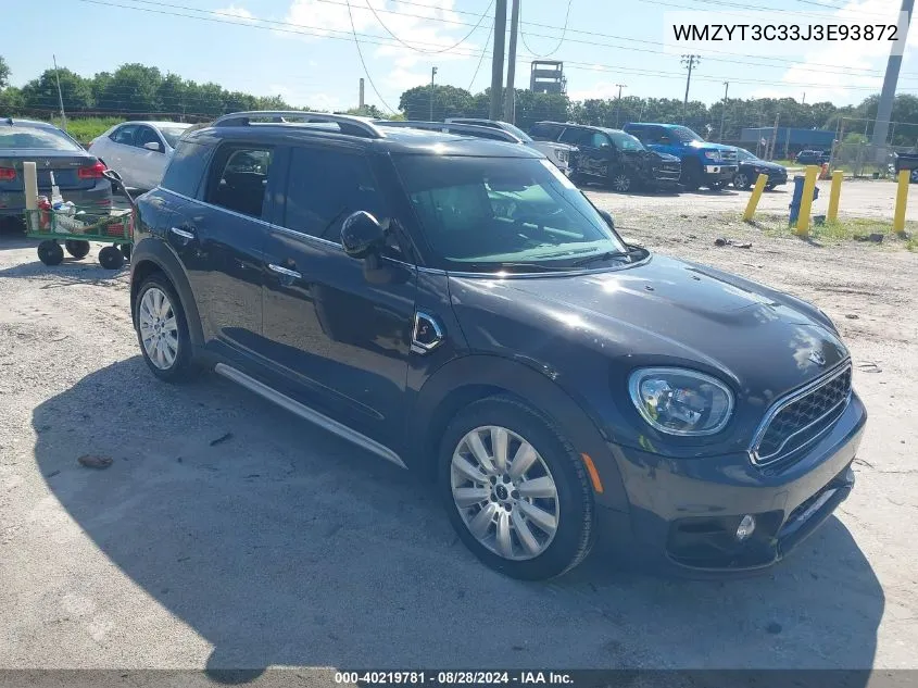 WMZYT3C33J3E93872 2018 Mini Countryman Cooper S