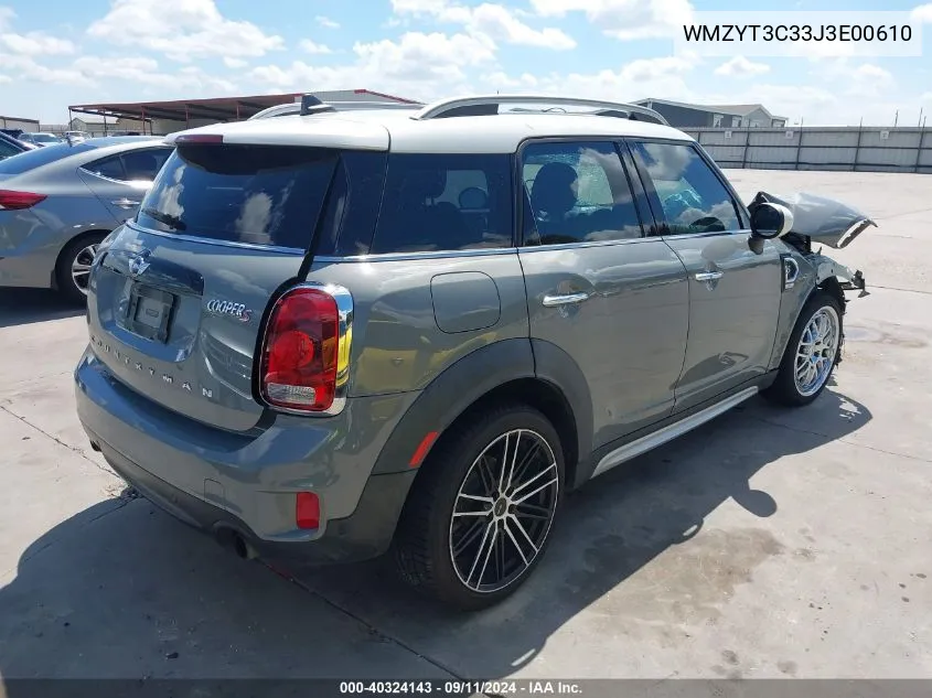 WMZYT3C33J3E00610 2018 Mini Countryman Cooper S