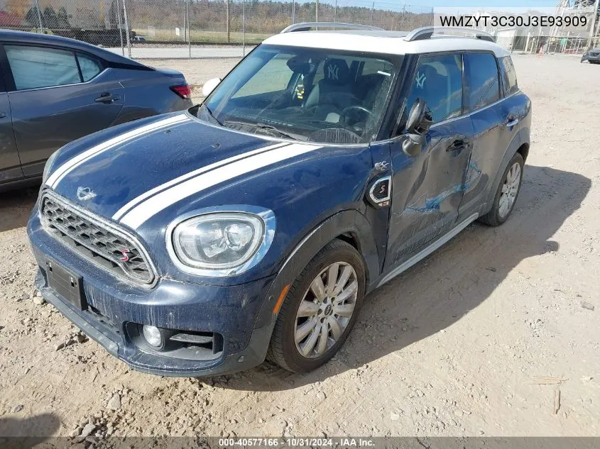 2018 Mini Countryman Cooper S VIN: WMZYT3C30J3E93909 Lot: 40577166