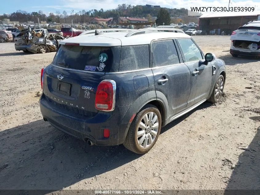 2018 Mini Countryman Cooper S VIN: WMZYT3C30J3E93909 Lot: 40577166