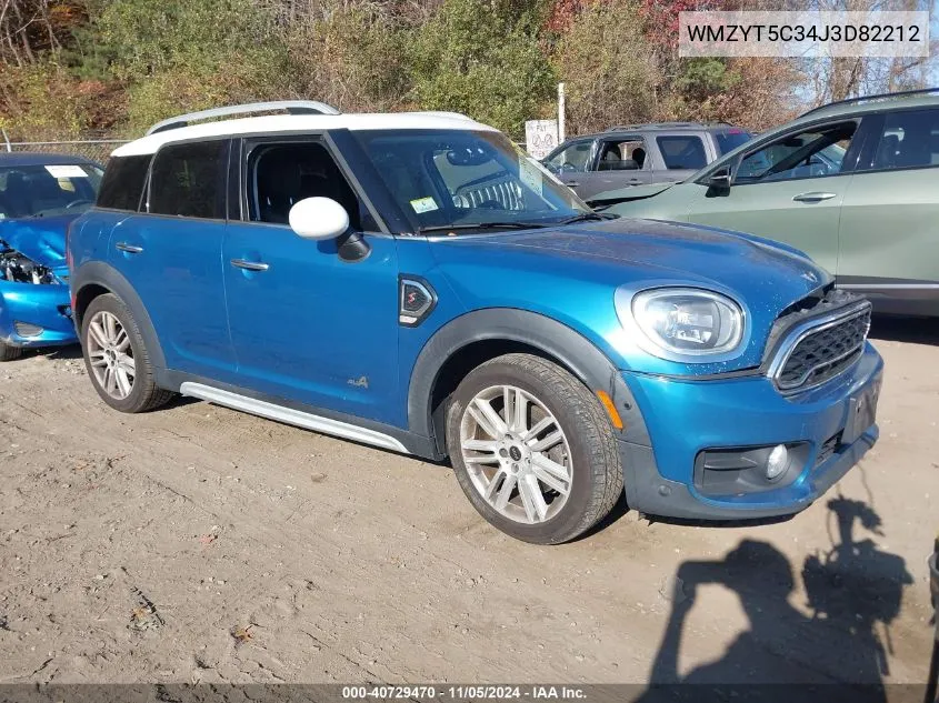 2018 Mini Countryman Cooper S VIN: WMZYT5C34J3D82212 Lot: 40729470