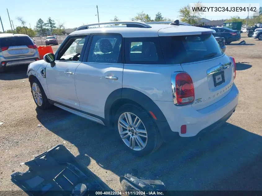 2018 Mini Countryman Cooper S VIN: WMZYT3C34J3E94142 Lot: 40822024