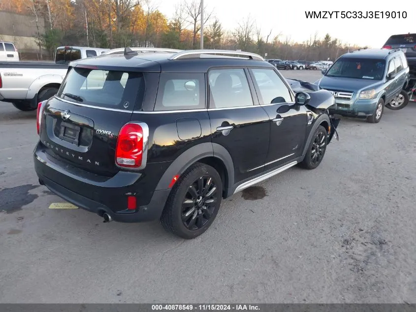 2018 Mini Countryman Cooper S VIN: WMZYT5C33J3E19010 Lot: 40878549