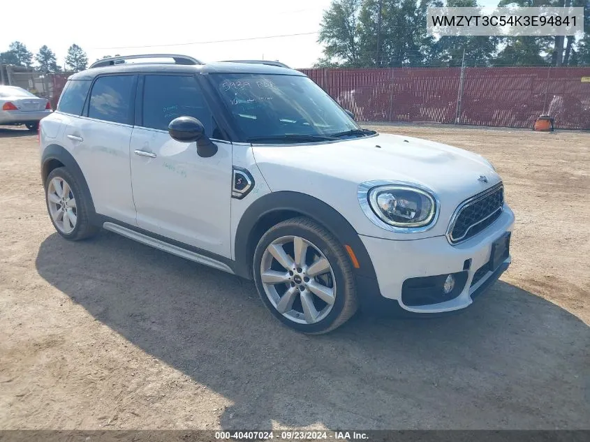 WMZYT3C54K3E94841 2019 Mini Countryman Cooper S