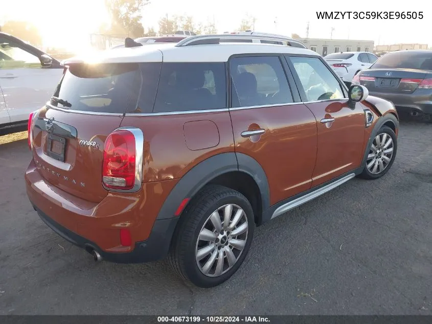 WMZYT3C59K3E96505 2019 Mini Countryman Cooper S